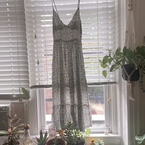 Floral mid-length sun dress